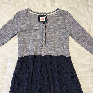 Navy cotton dress